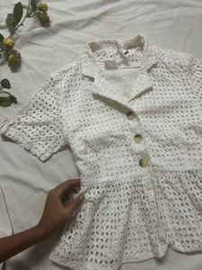 cute cotton hand work top 🩷