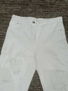 Rugged White Jeans