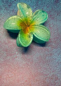 Resin Flower Hair Clip