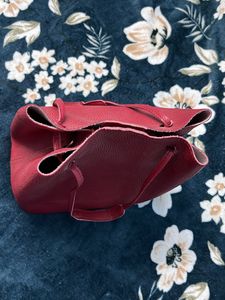 Red Tote Bag.