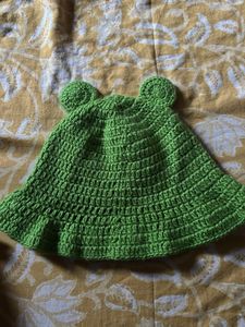 Crochet Frog Bucket Hat