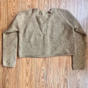 Green Knit Cardigan