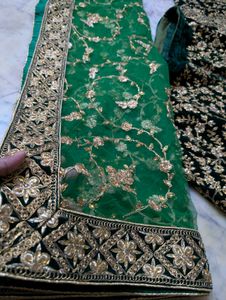 very heavy bridal lehenga