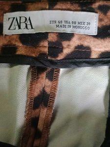 Zara Leopard Print  Pants