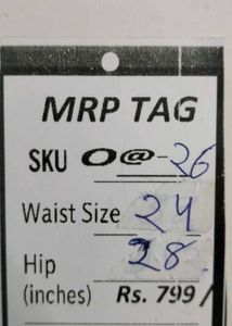 Women Blue Bootcut Jeans Size 24 (O-26)