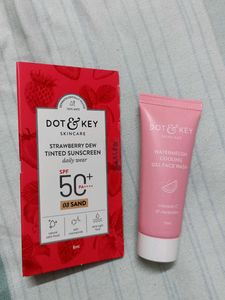 Sunscrean And Facwash
