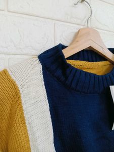 Stylish Color Block Sweater