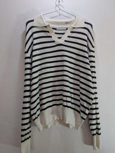 Striped Knit Sweater