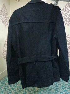 H&amp;M Import Uni Coat🧥 Half Trenchcoat Premium Wool