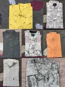 Combo Of 7 Men's Shirts - Stylish Assortment