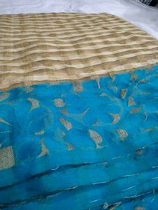 Elegant Striped Saree