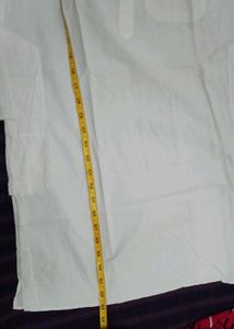 Roop White Cotton Kurta