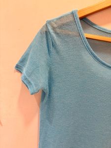 Beautiful Teal Pocket Tee