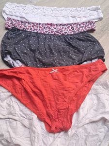 combo Of laces five  panty imported fabric