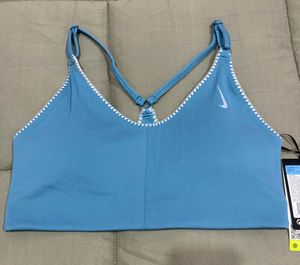 NIKEWomen Sports Lightly Padded Bra (Blue)
