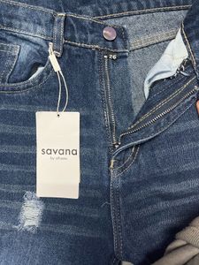 Ripped Wide Leg Jeans