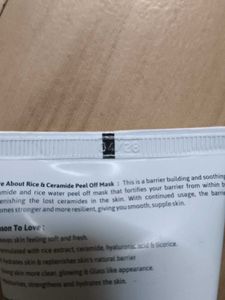 Glamveda Rice &amp; Ceramide Peel Off Mask