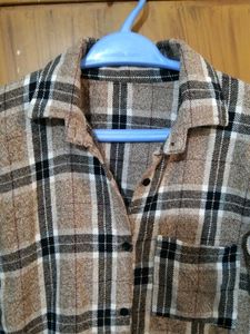 Brown woolen shirt