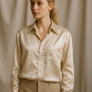 Unisex Silk Shirt ( Luxurious &amp; Lightweight)