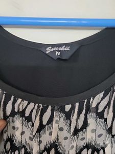 Patterned Midi Dress