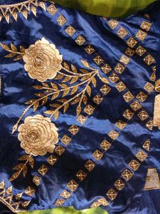 Elegant Blue Ethnic Gown