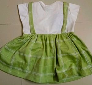 New Lime Green Colour Frock