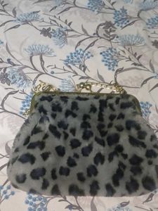 Leopard Print Clutch