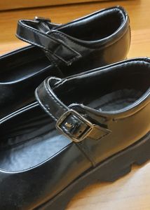 Black Oxford Maryjane , Thick Sole, Waterproof, Trending Shoes