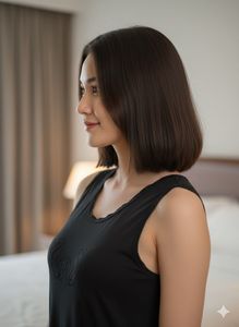 Black Midi Slip Dress