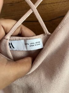 Zara Pleated Mermaid Knit Dress