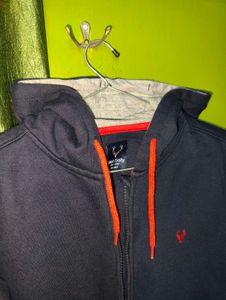 Allen Solly Jr Boy&#39;s Navy Blue Cotton Sweatshirt!