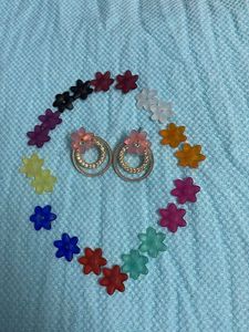 Floral Earrings & Charms