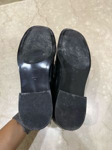 Mango Leather Horsebit Loafers