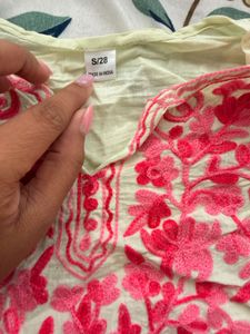 Embroidered Kurti for college wear