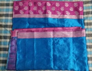 Modern Beautiful Chanderi Silk Saree