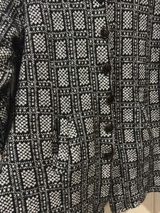 Patterned Button-Up Jacket