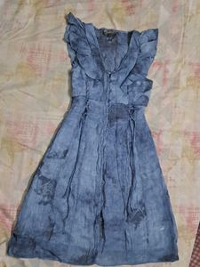 Tie Dye Vintage Blue Dress