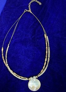 Beaded Pendant Necklace