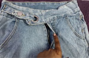 Wide Leg Denim Jeans