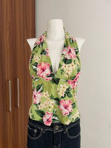 Floral Halter Top