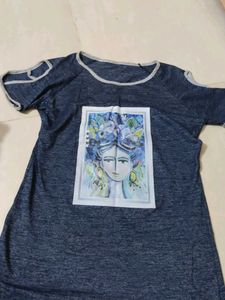 Navy Blue Women Tshirt 💙