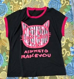 Cute Cat Graphic Tee