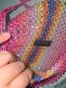 Beaded Crossbody Bag