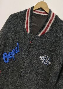 Grey Color Zipper Sweater For Boy Or Men