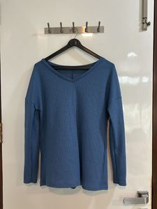 Blue 3/4 Sleeve Top
