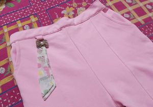 Pink Flared Pants