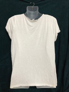 Cache Short Sleeve White Top