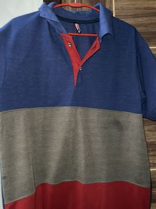 Color Block Polo Shirt