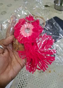 Daisy Crochet Keychain