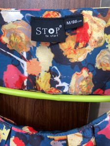 Floral Top with Cutout